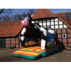 Hüpfburg Kuh